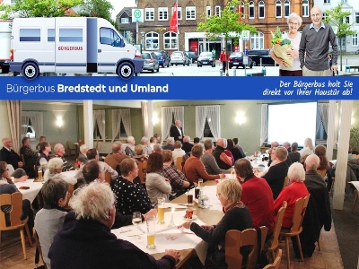 Das Projekt Bürgerbus Bredstedt soll mit einem Spendenaufruf finanziert werden. Die Plattform der IB.SH heißt 'Wir bewegen SH' und gehört zur Investitionsbank Schleswig-Holstein (IB.SH). Grafik: Agentur Landmobil