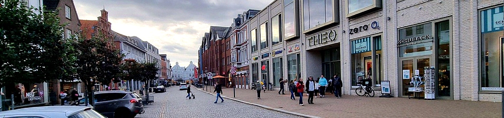 Die Großstraße in Husum